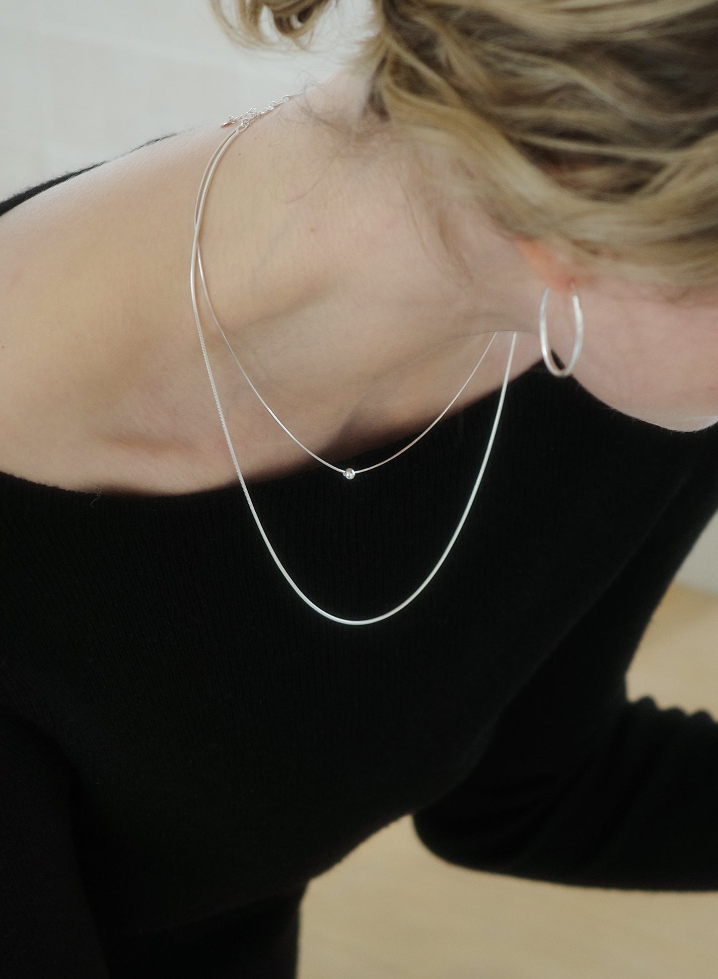 Sleek Sphere Necklace