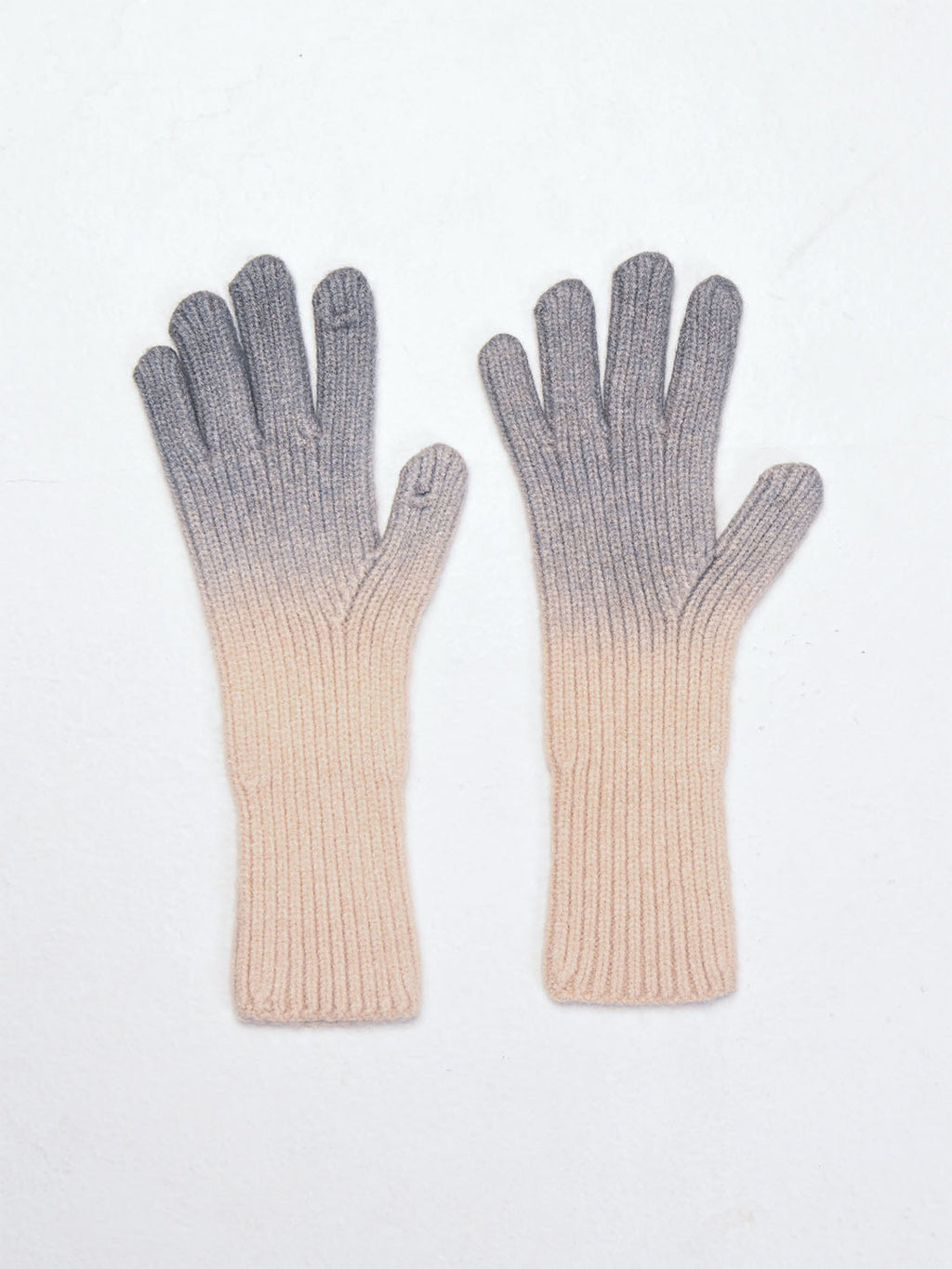 Gradient Wool-Blend Gloves
