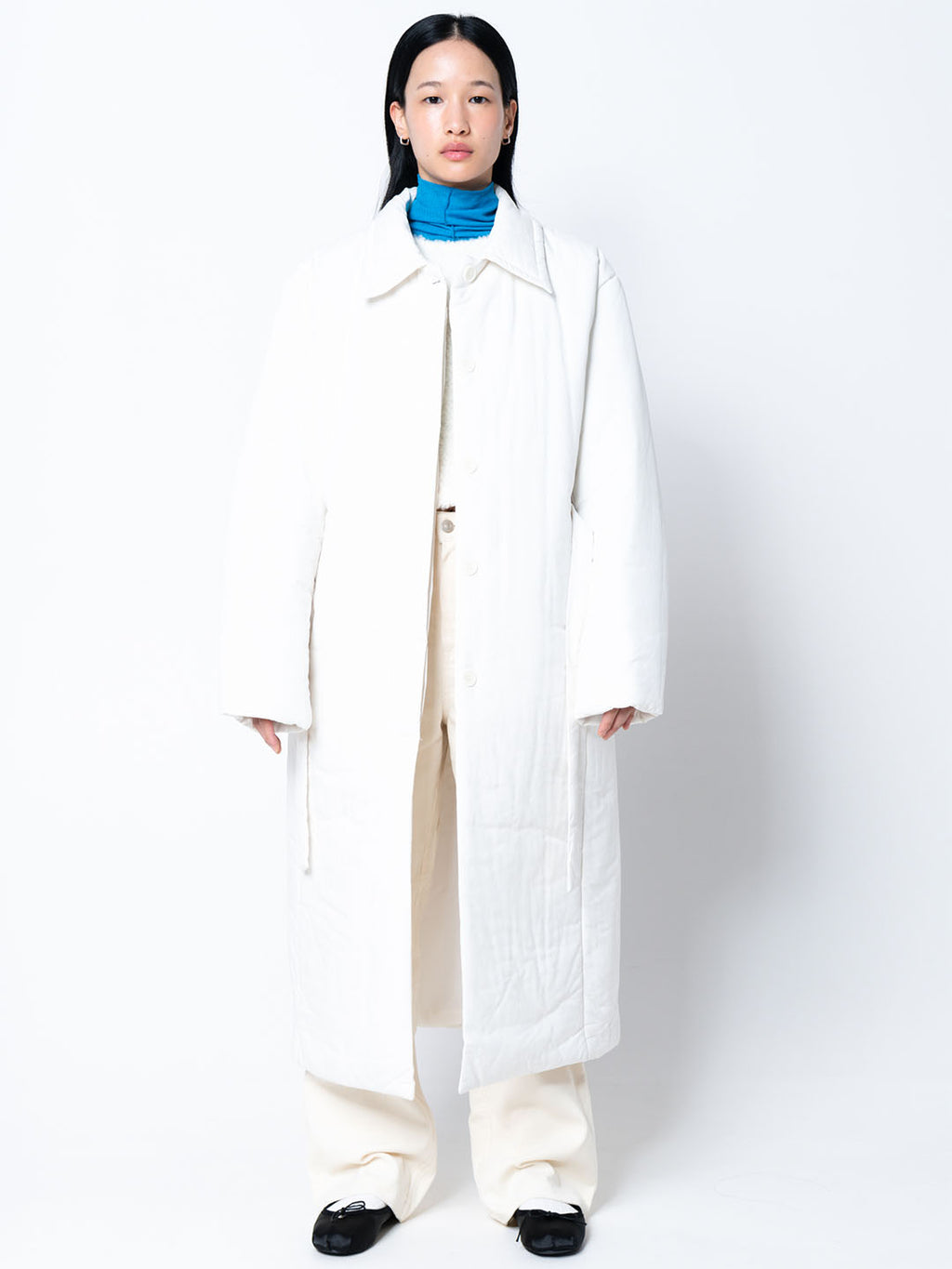 LONG PADDED BELT COAT