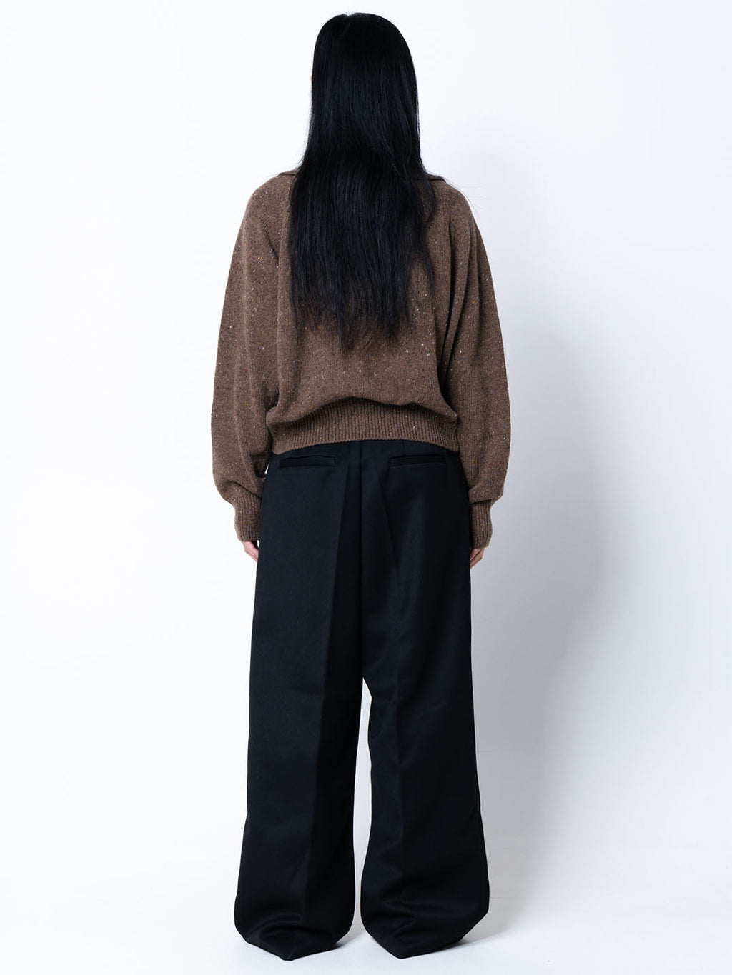 Wool-Blend Half-Zip Jumper