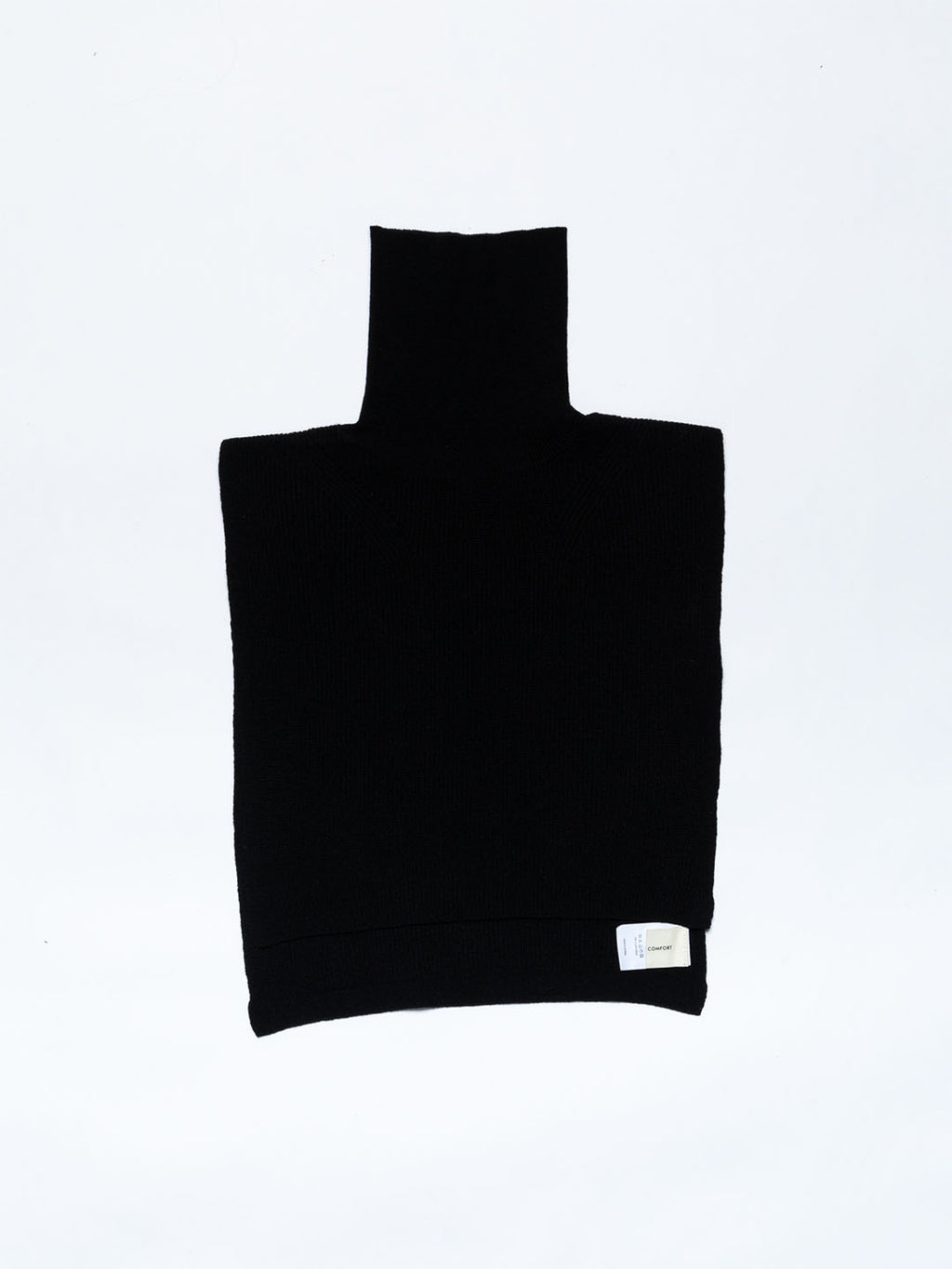 High-Neck Wool-Blend Vest