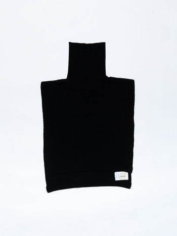 High-Neck Wool-Blend Vest