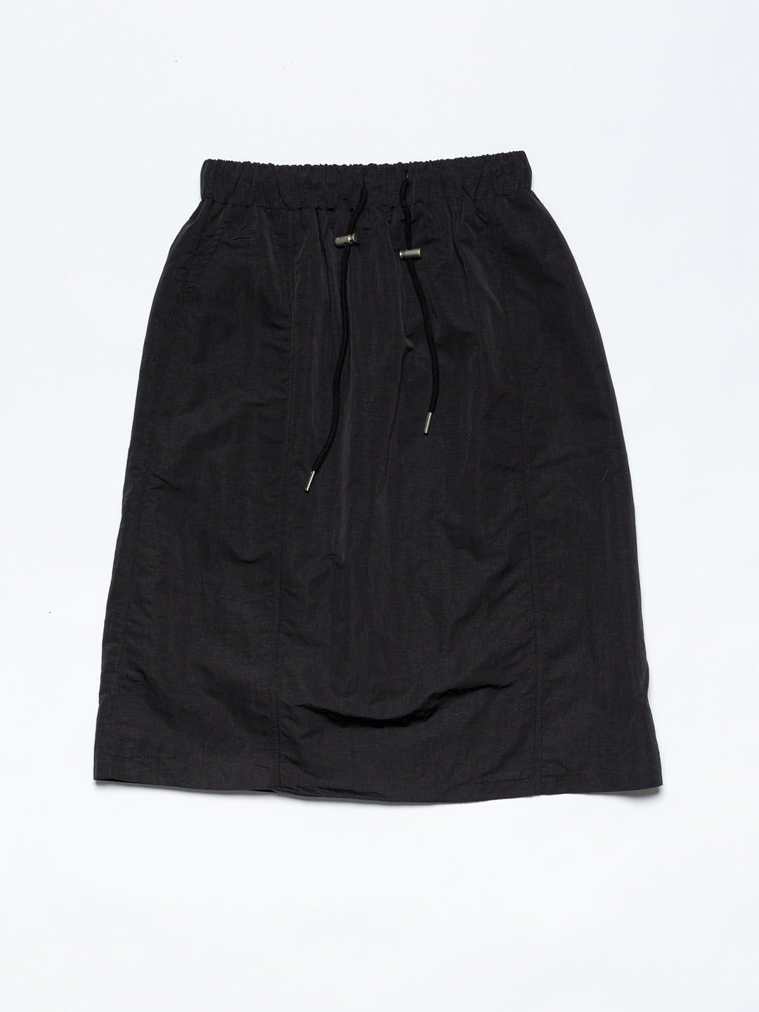 Drawstring Nylon Skirt
