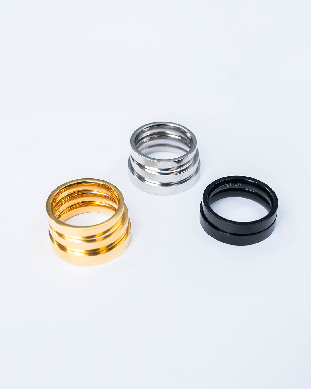 Stacker Rings • Stainless Steel