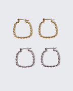 Twiggy Hoops