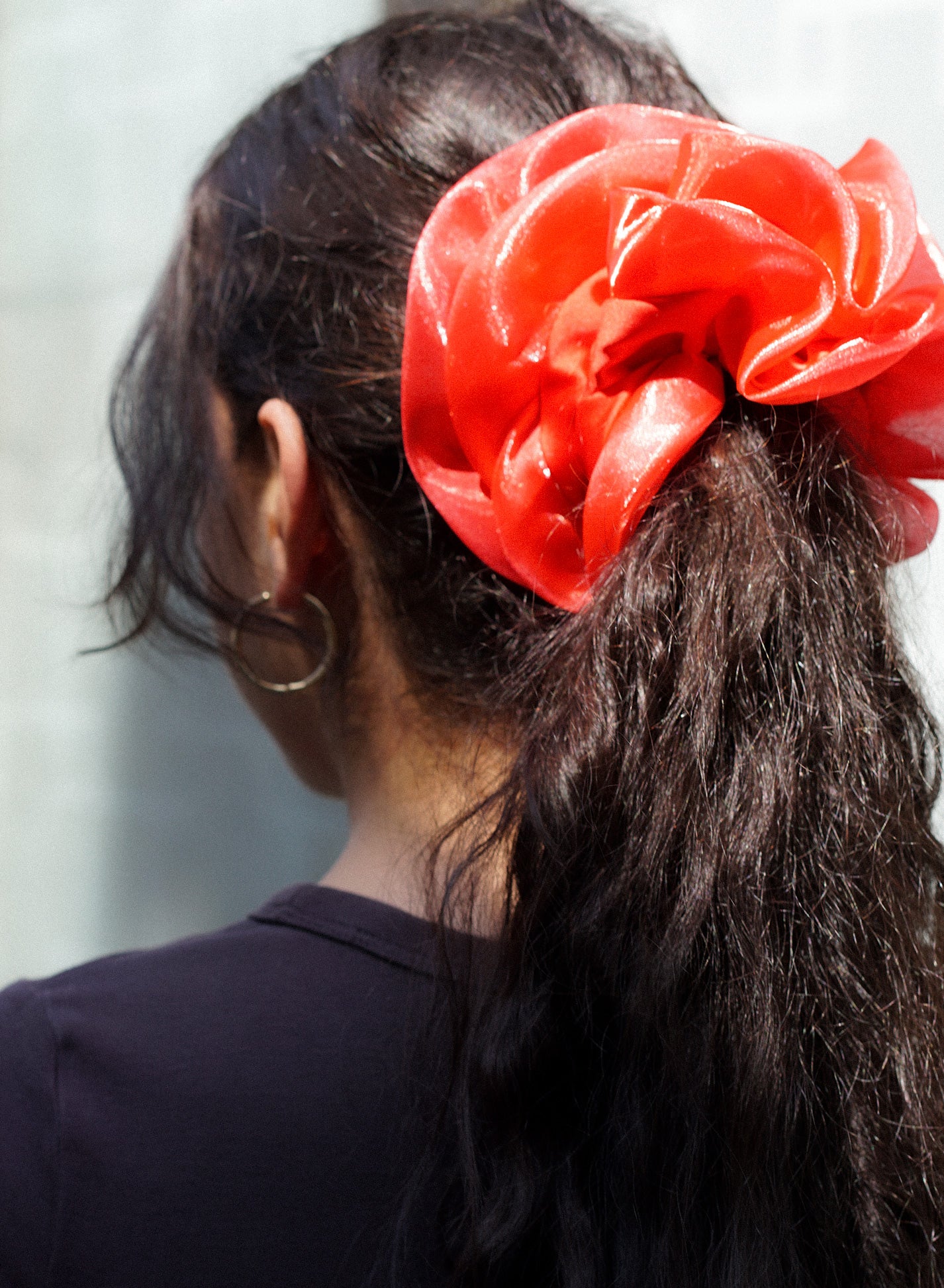 [50% OFF] Satin Volume Petal Scrunchie
