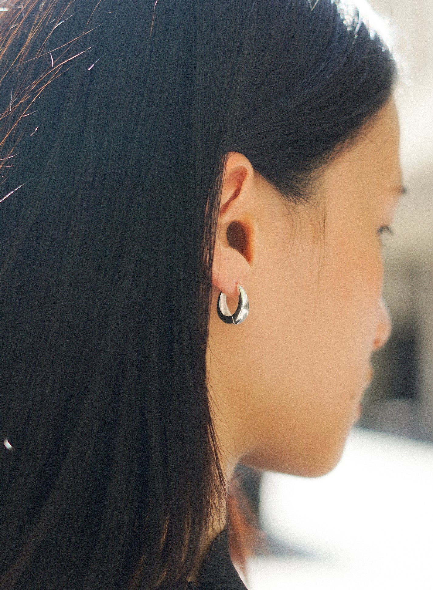 Bold Oval Hoops