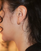 DOUBLE LINE MINI HOOPS