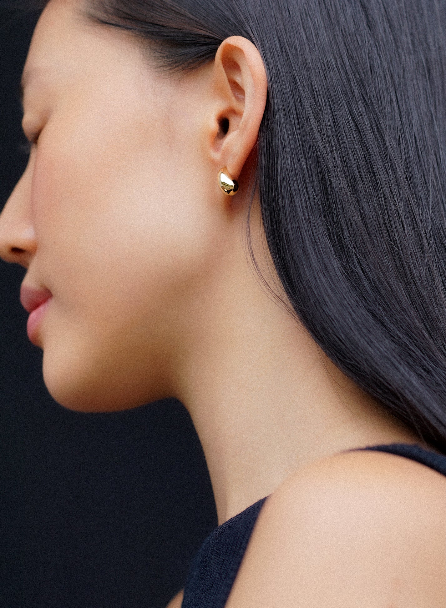 Droplet Earrings ㅡ Small • Gold