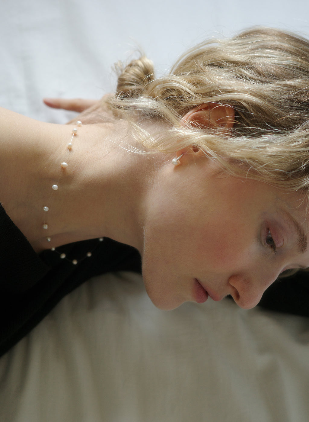 Floating Pearl Necklace