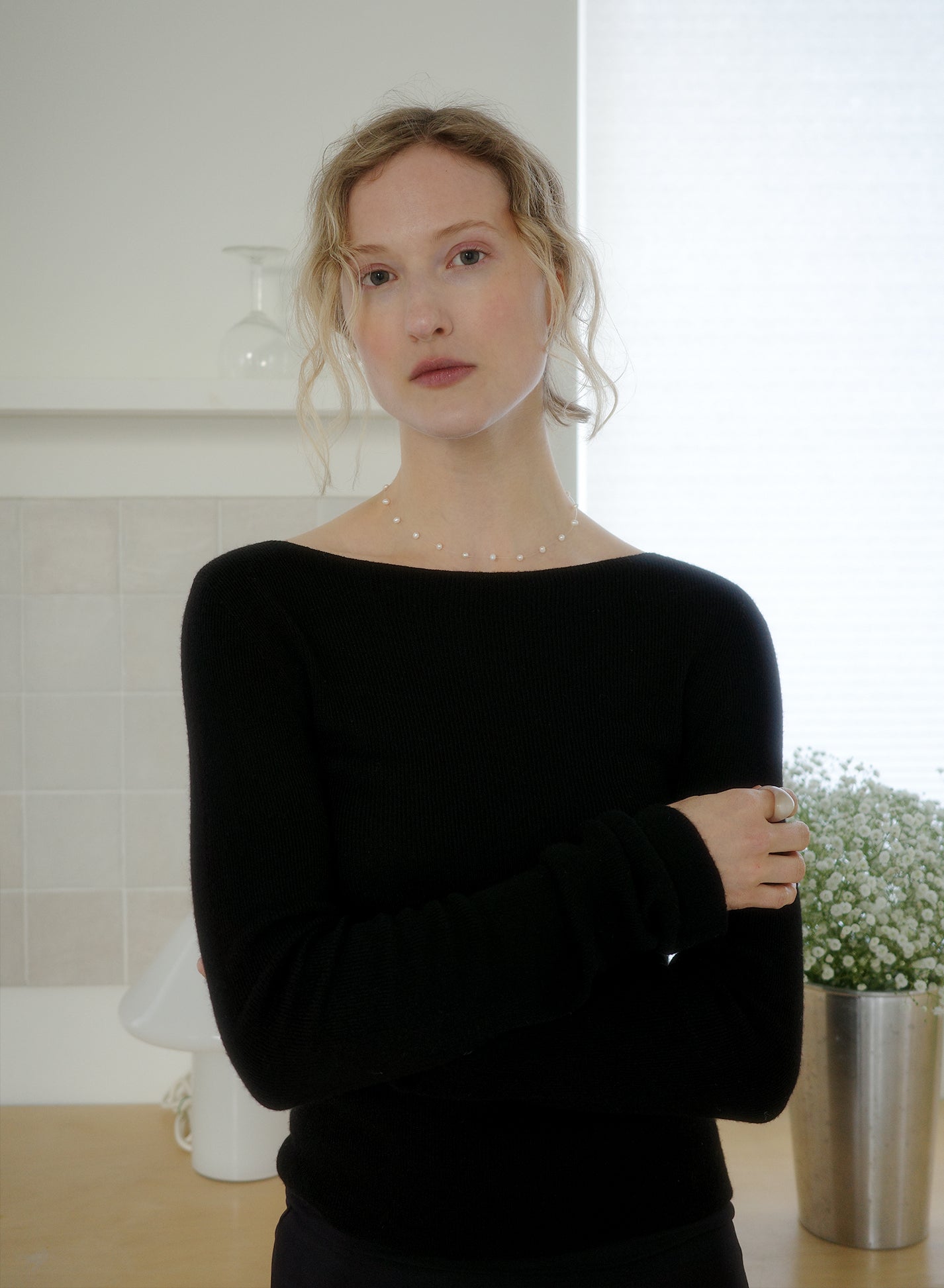 Floating Pearl Necklace