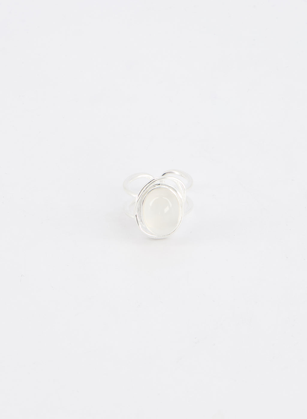 Moonstone Orbit Ring