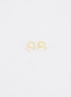 Pearl Arc Earrings