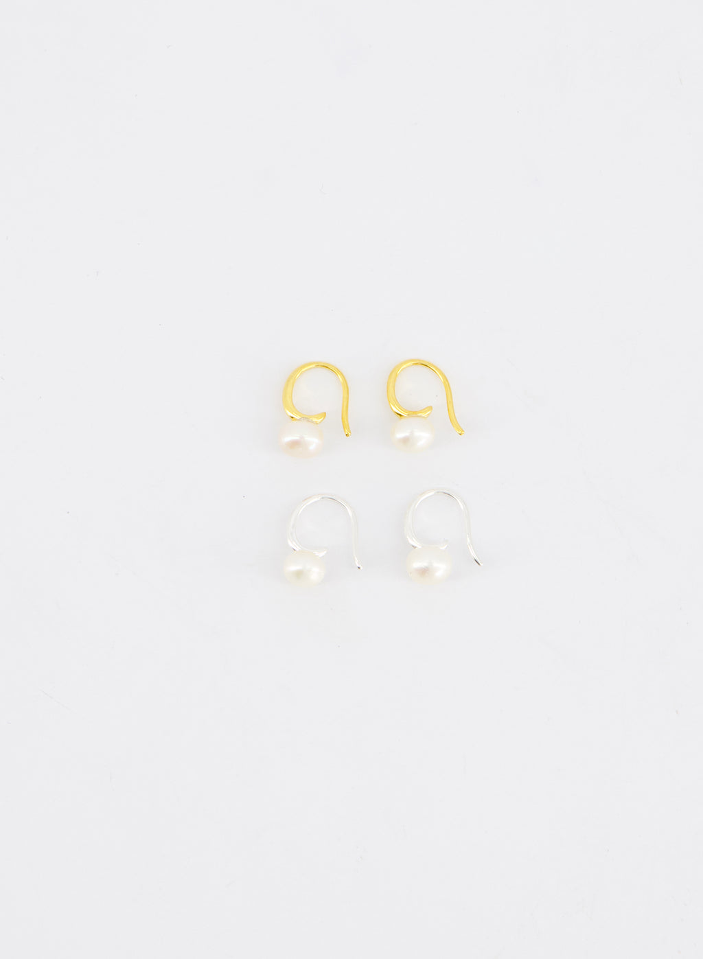 Pearl Arc Earrings