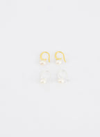 Pearl Arc Earrings