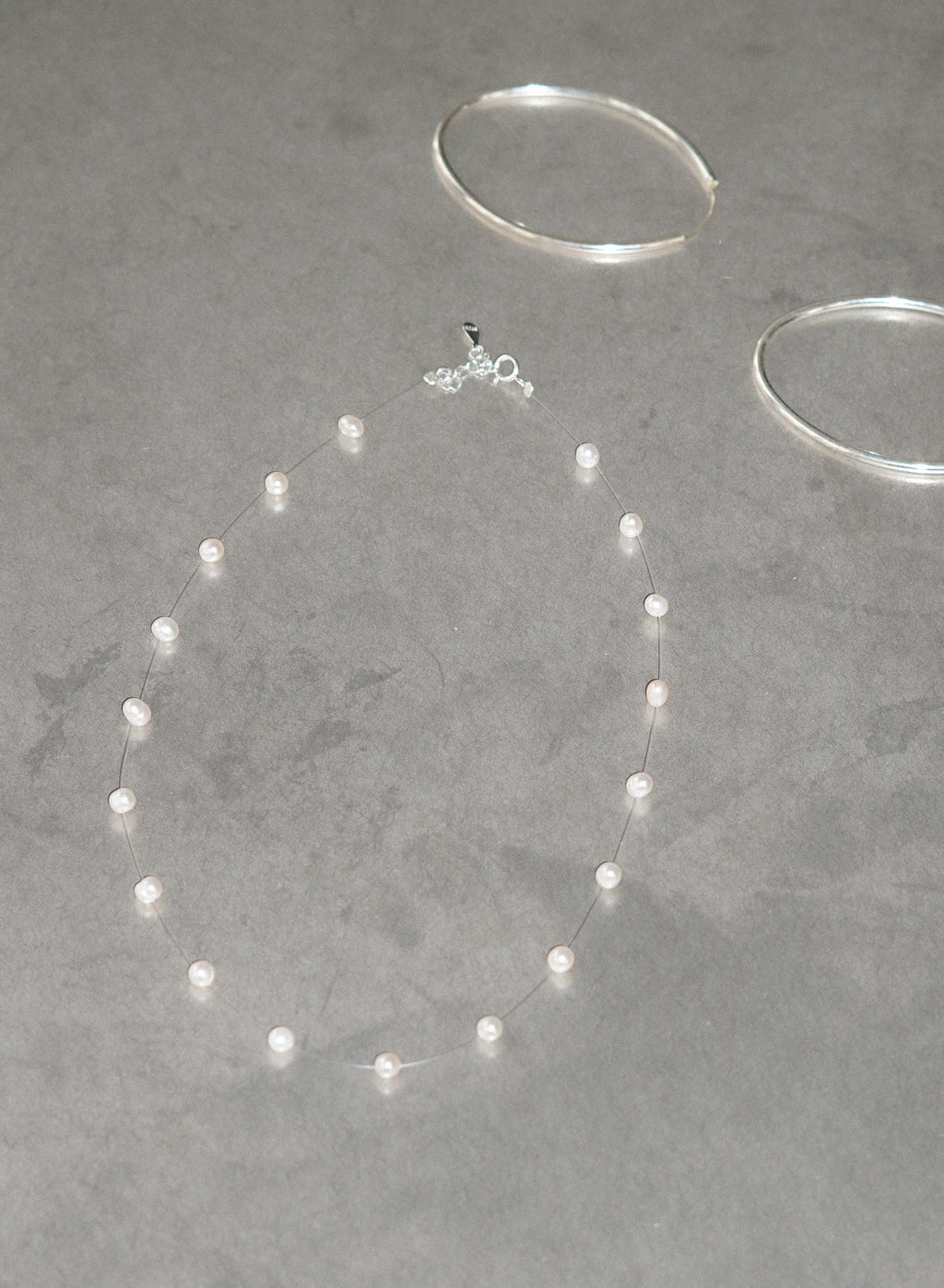 Floating Pearl Necklace