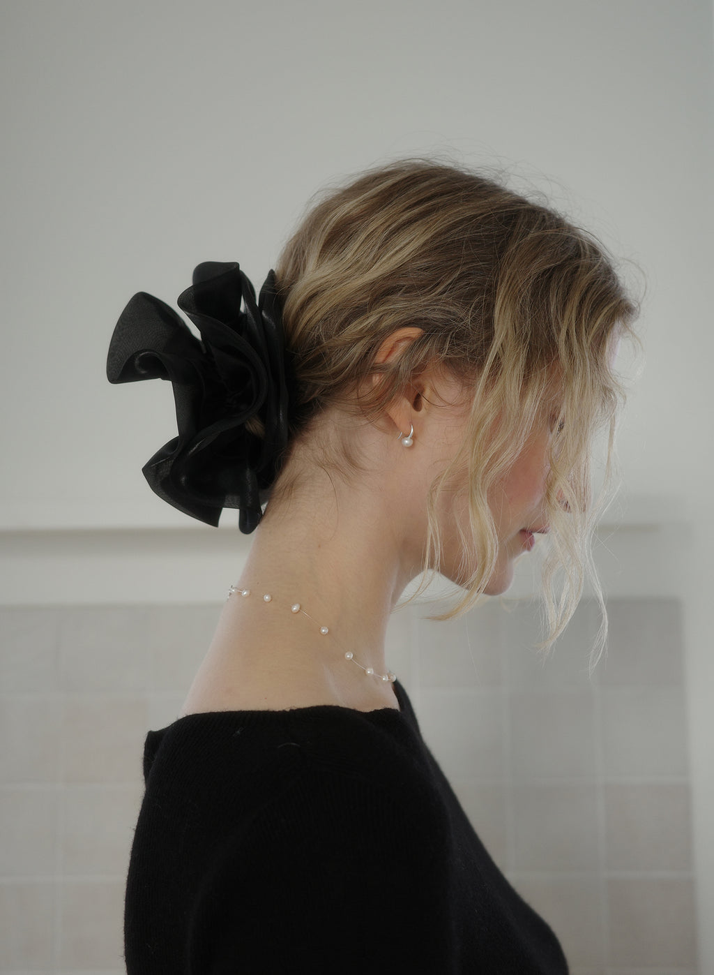 [50% OFF] Satin Volume Petal Scrunchie