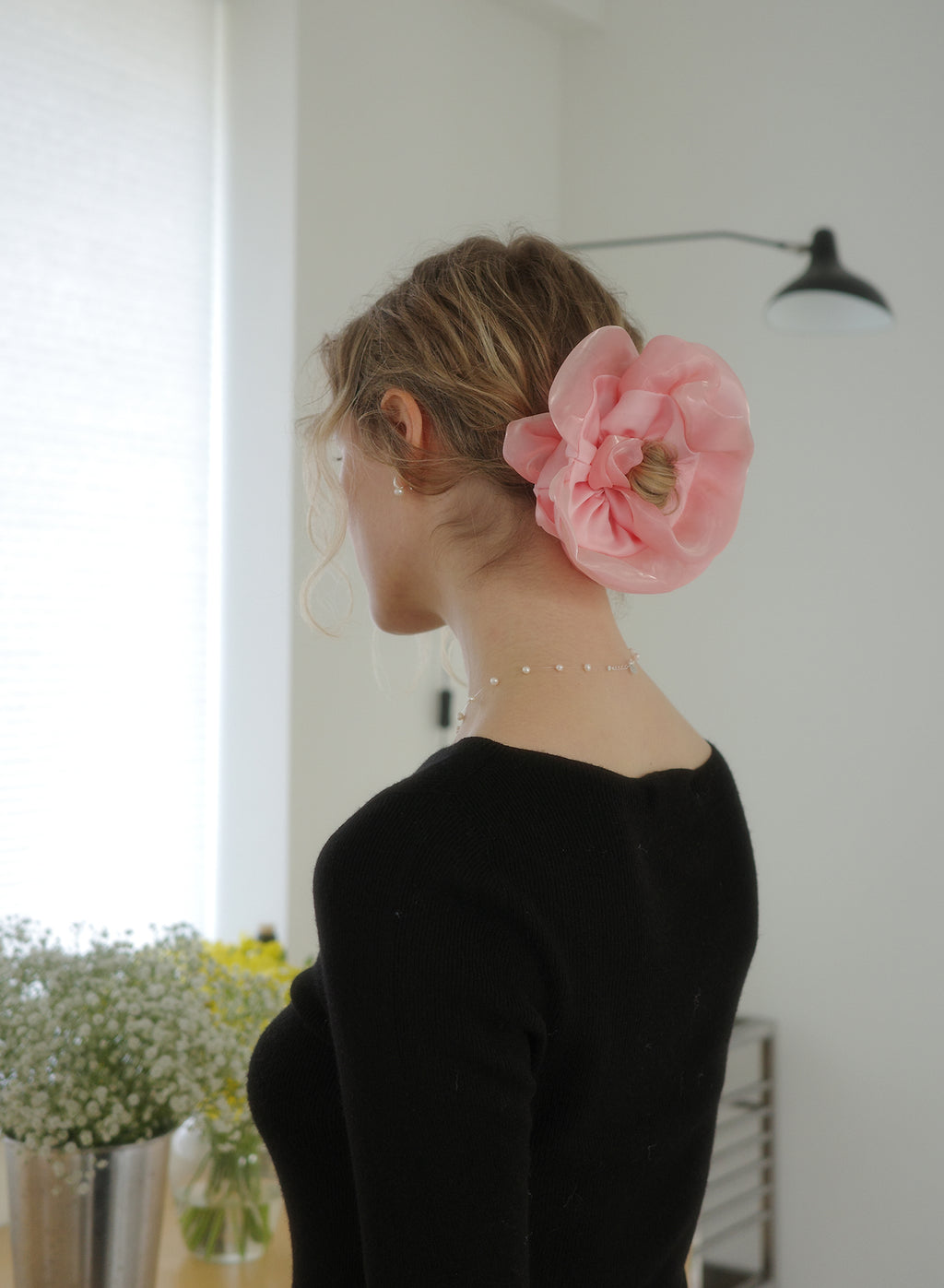 [50% OFF] Satin Volume Petal Scrunchie