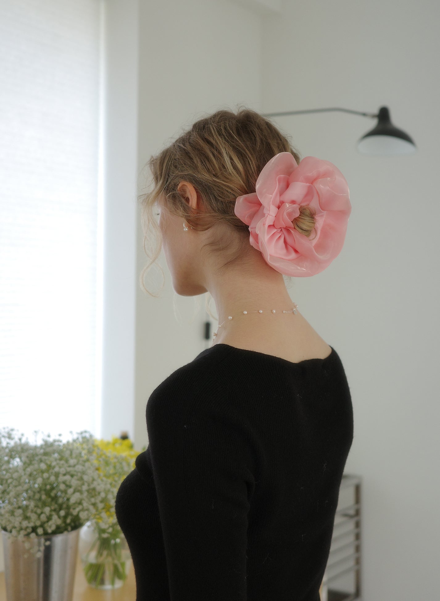 [50% OFF] Satin Volume Petal Scrunchie