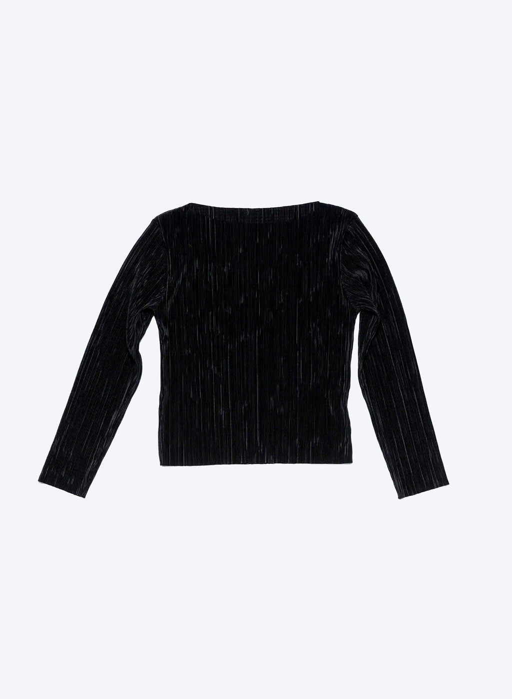(1+1)Soft Pleats Long-Sleeve Top ㅡ Black