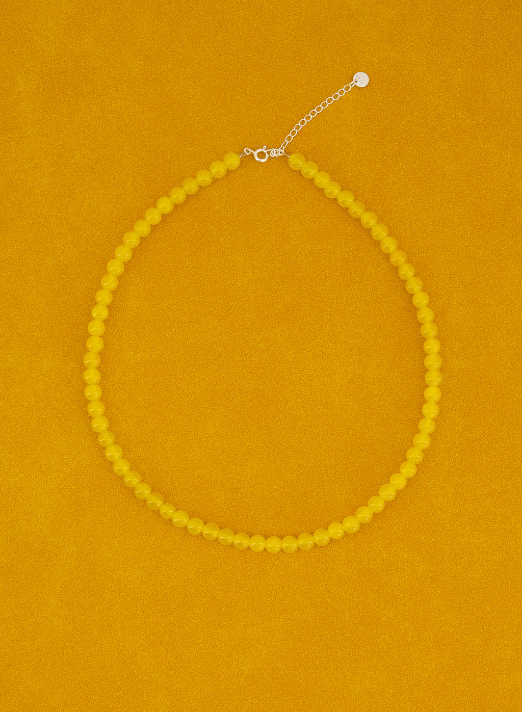 White Jade Yellow Necklace
