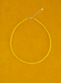 White Jade Yellow Necklace