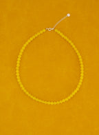 White Jade Yellow Necklace