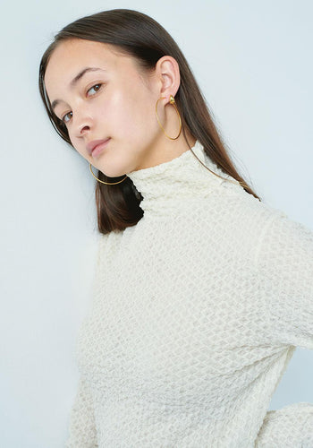 Sia Hoops XL • 14k Gold Vermeil - Soli Studio